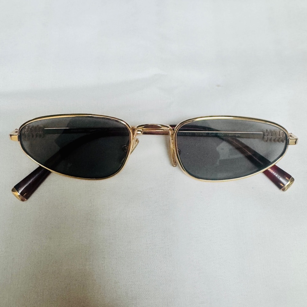 Gold and Black Sunglasses